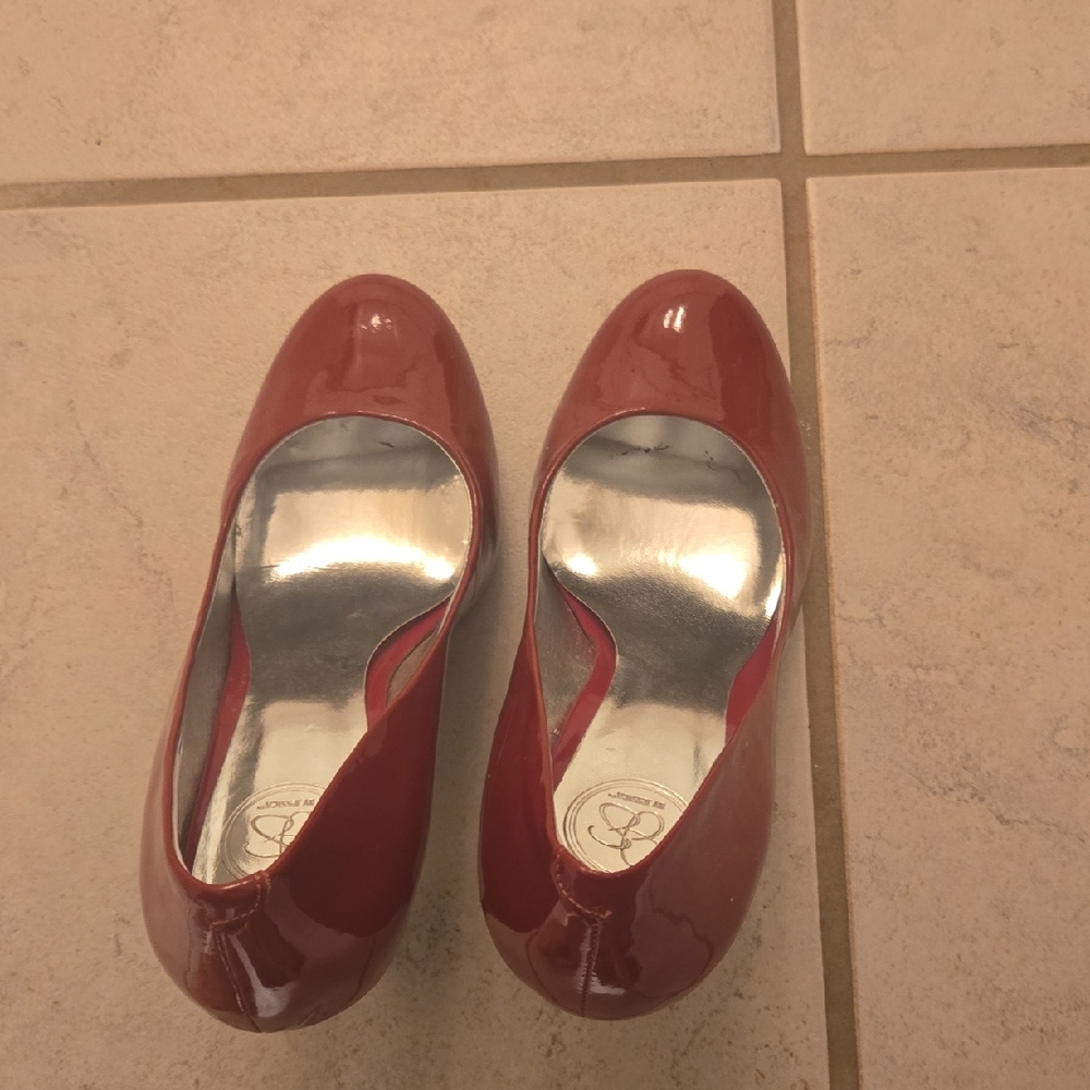 Jessica Simpson Red Patent Heels